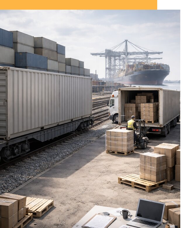 Мультимодальные перевозки грузов по миру от 45932 руб