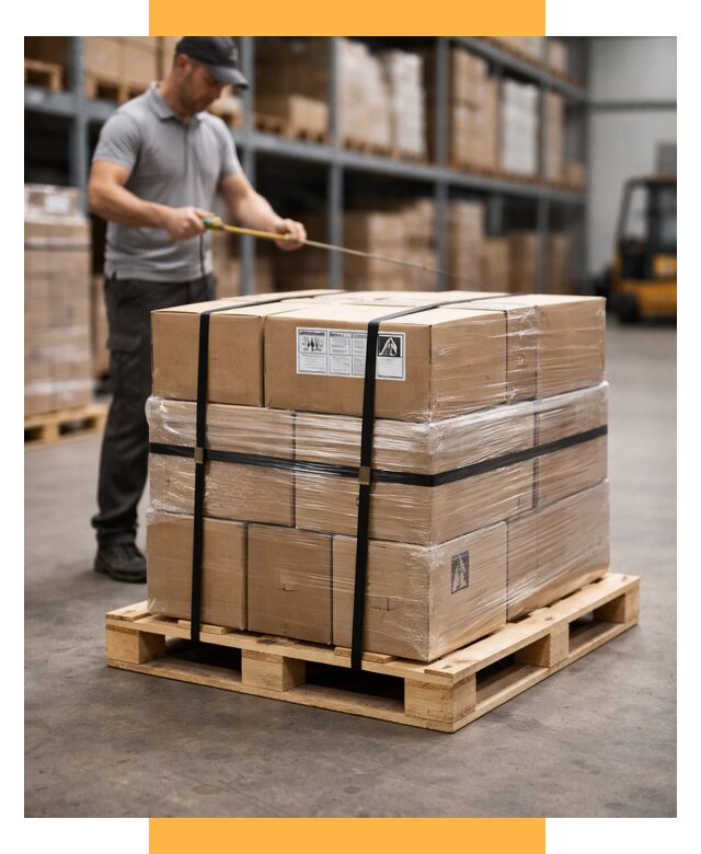 Упаковка и паллетирование грузов от 3572 р. | СетСервис-Тюм