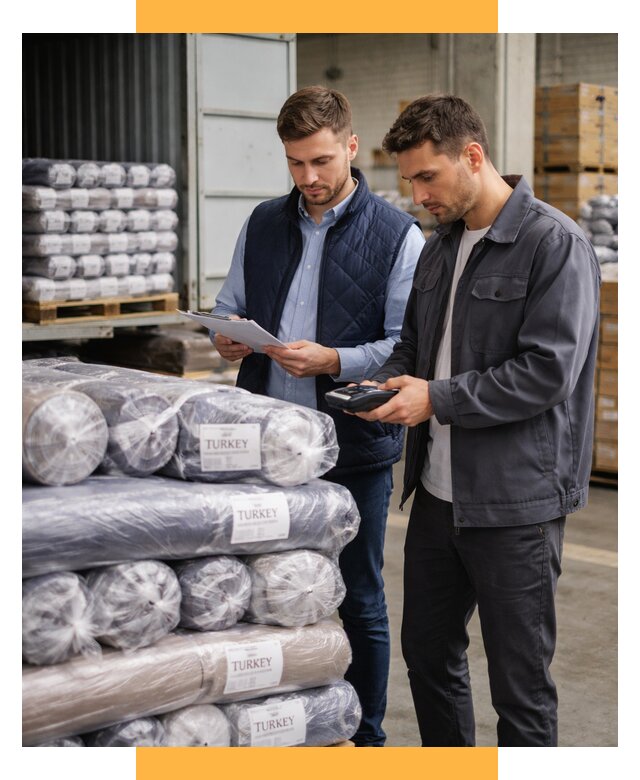 Доставка текстиля из Турции от 45932 р. под ключ, СетСервис-Тюм