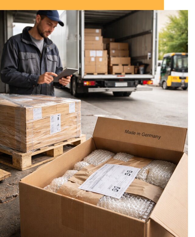 Доставка грузов из Германии от 45932 руб с таможенным оформлением