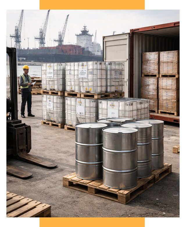 Доставка химического сырья из Индии от 255175 р. | СетСервис-Тюм