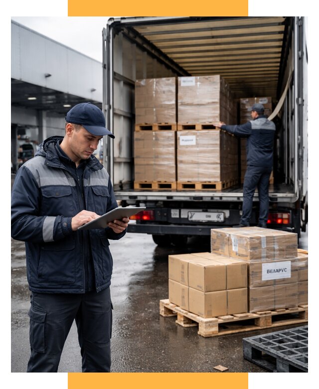 Доставка грузов из Беларуси от 15311 р. логистика СетСервис-Тюм