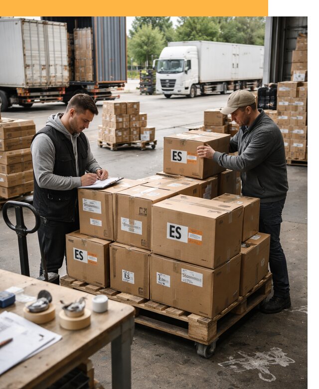 Доставка грузов в Испанию автотранспортом от 35725 руб