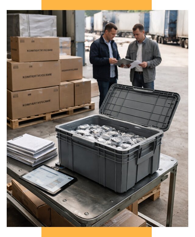 Перевозка комплектующих из Китая от 6635 р. | СетСервис-Тюм