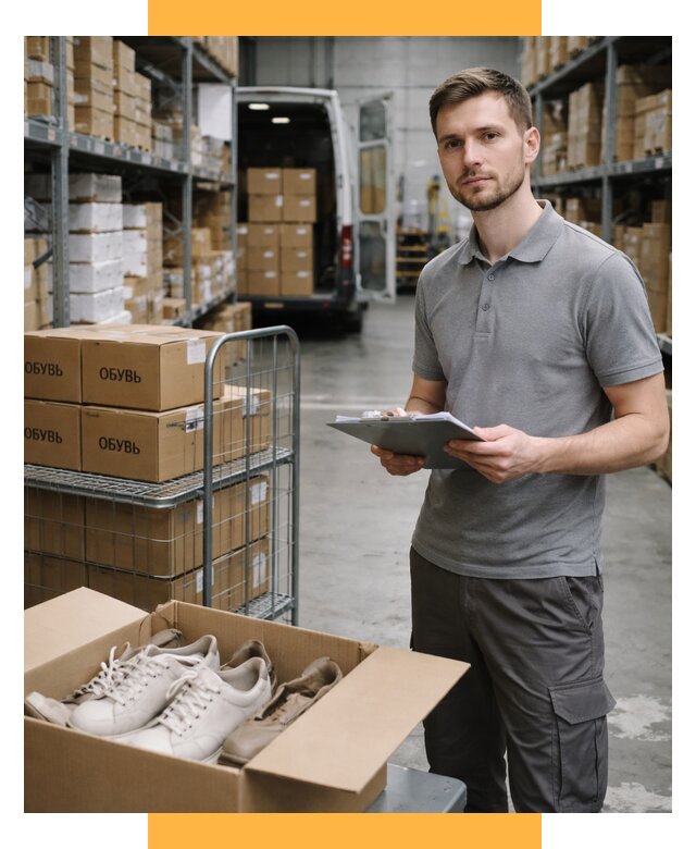 Доставка обуви из Китая и Турции от 4593 р. СетСервис-Тюм