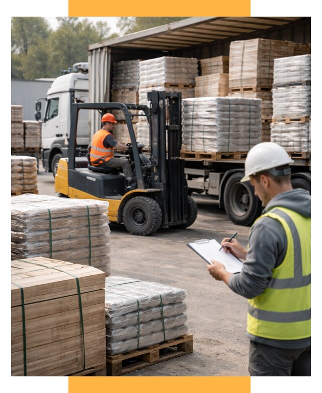 Перевозка строительных материалов от 5614 р. | СетСервис-Тюм