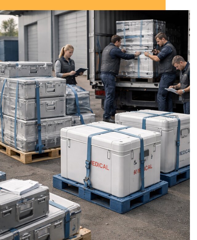 Перевозка медицинского оборудования по всему миру от 15311 руб