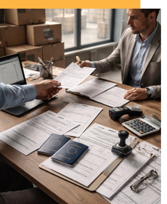 Таможенное оформление грузов из Европы от 8676 руб