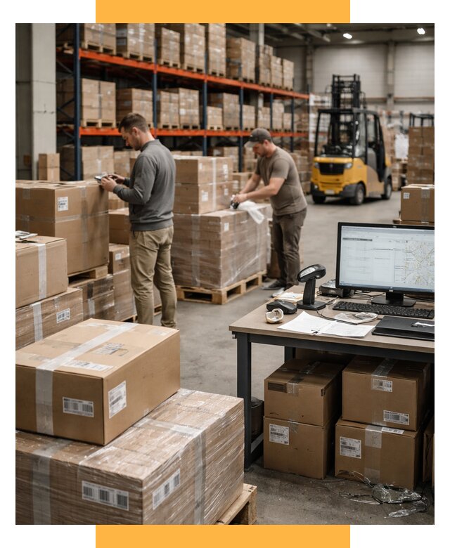 Склад консолидации в Европе от 6635 р., услуги СетСервис-Тюм