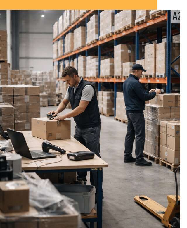 Склад консолидации в Европе: хранение, сортировка от 6635